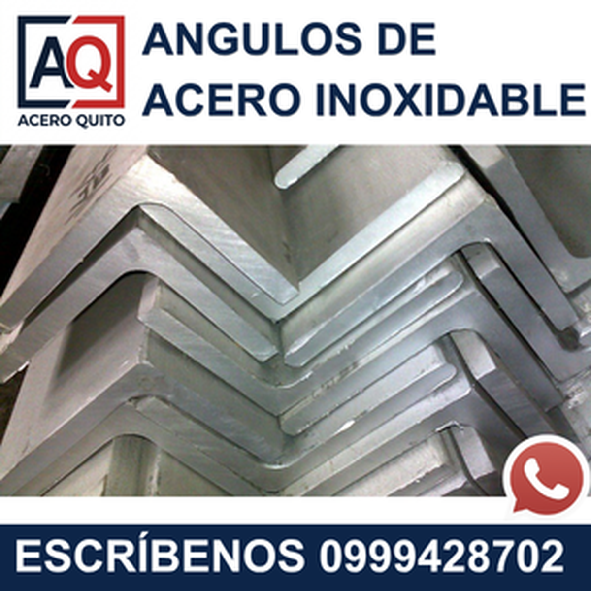 Ángulo de Acero Inoxidable Quito