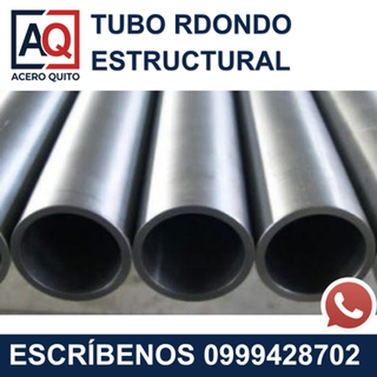Tubería Redonda de Acero Quito