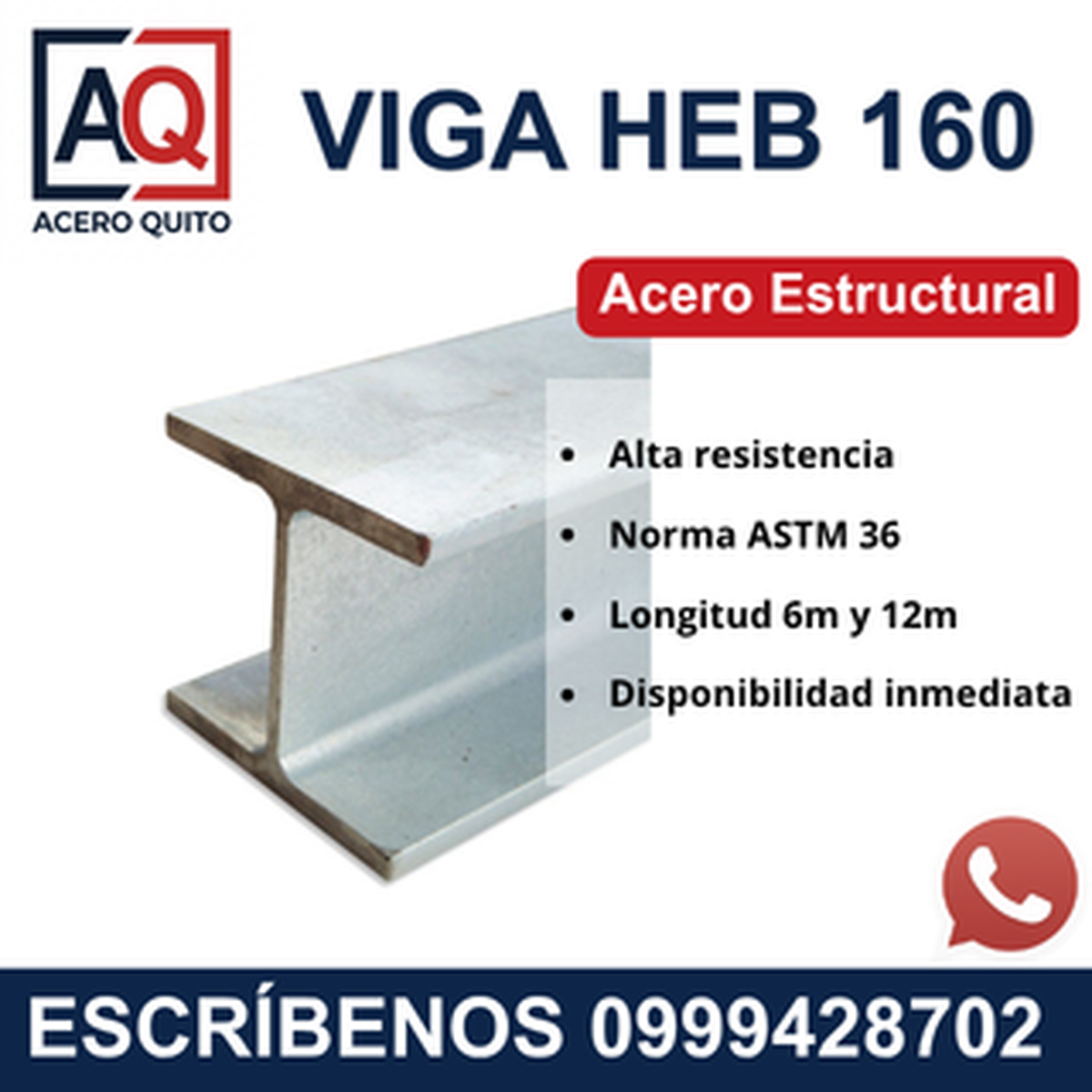 Viga HEB 160 Quito