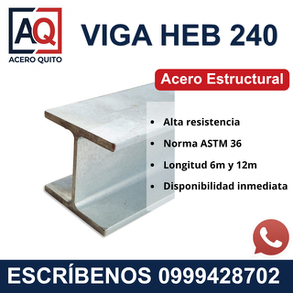Viga HEB 240 Quito