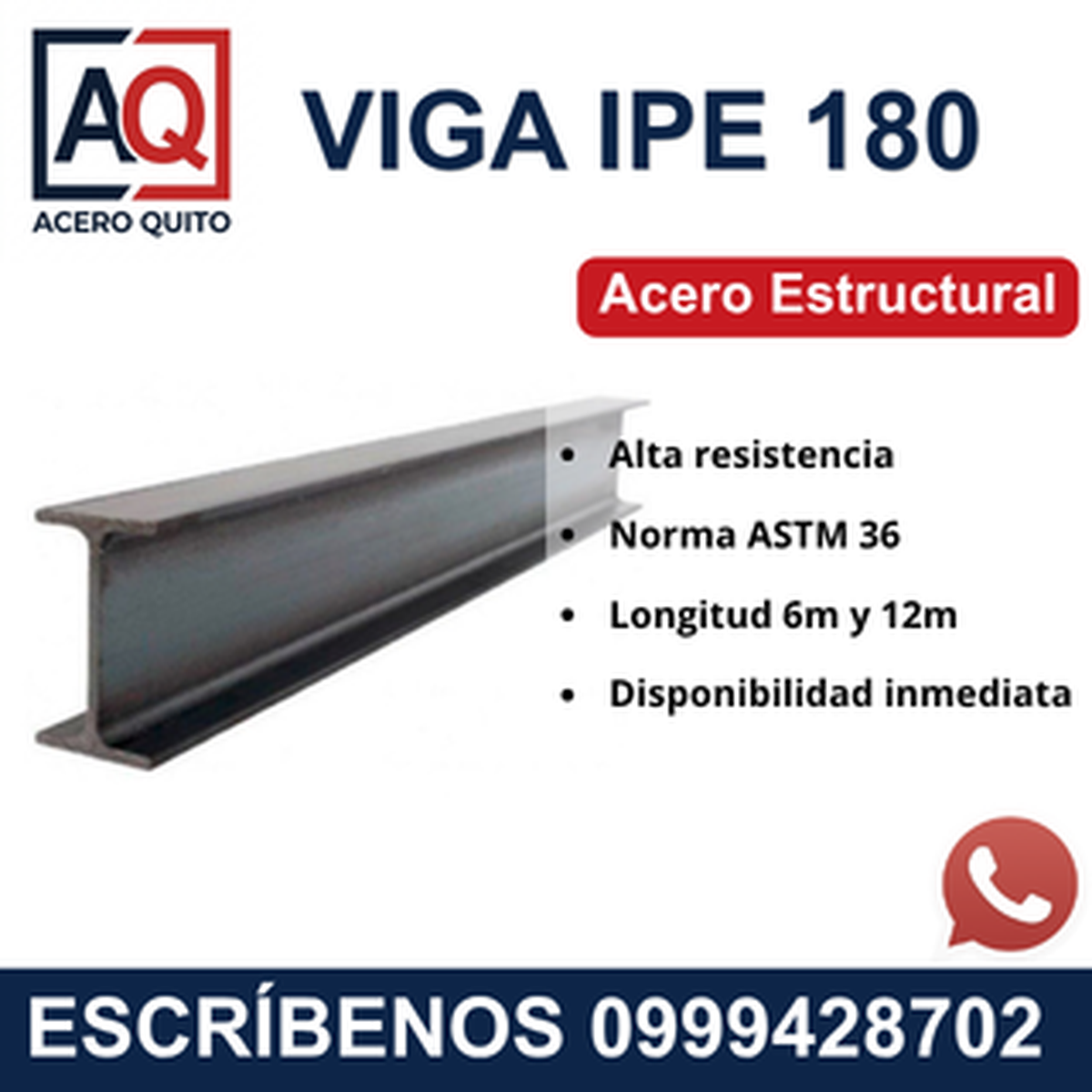 Viga IPE 180 Quito